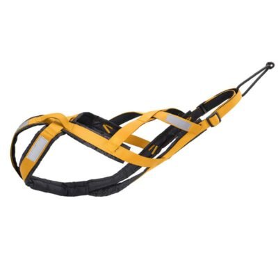Harnais Canicross pour chien jaune Harnais Canicross pour chien jaune