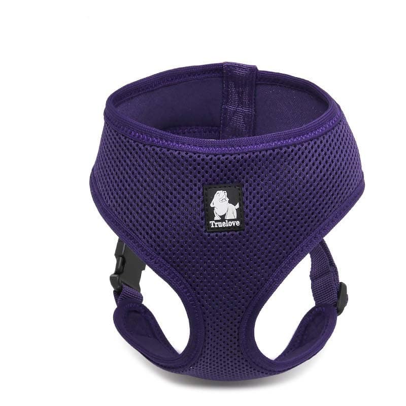 Harnais gilet pour petit chien violet – Truelove