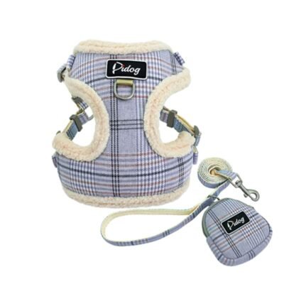 Harnais veste confortable pour Chihuahua style anglais rose Harnais veste confortable pour Chihuahua style anglais rose