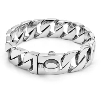 Collier chaîne luxe pour grand chien or Collier chaîne luxe pour grand chien or