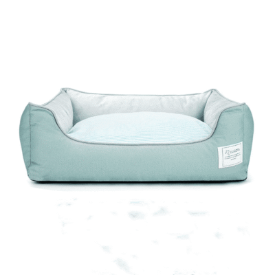 Panier design waterproof pour petit chien vert velvet