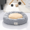 Panier rond pour petit chien gris Panier rond pour petit chien gris