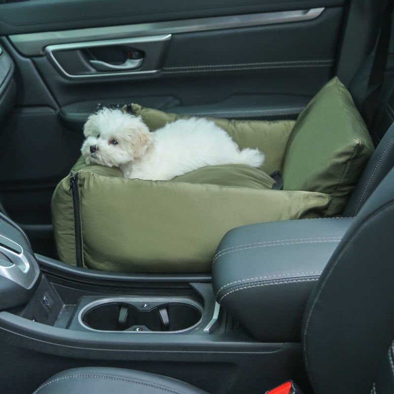 Panier chien voiture : Couchage de transport 100% Adapté - Chien & Chiot