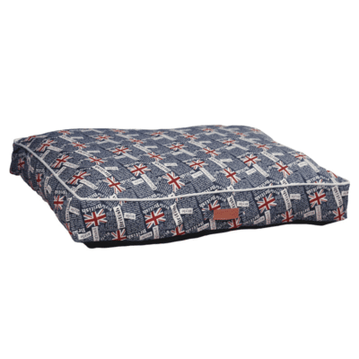 Coussin moelleux pour chien motif anglais Coussin moelleux pour chien motif anglais
