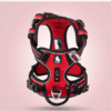 Harnais pour Bulldog Anglais ergonomique rouge Harnais pour Bulldog Anglais ergonomique rouge