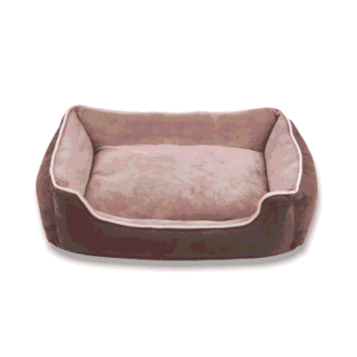 Panier déhoussable en velours pour chien Panier déhoussable en velours pour chien