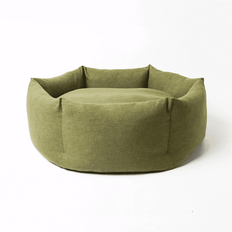 Panier-pour-whippet-design-et-confortable-vert-armé