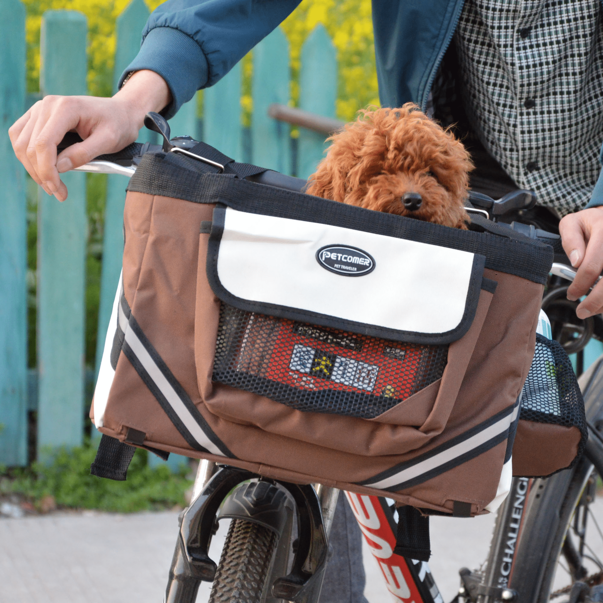 Panier vélo pour chien confortable et pratique