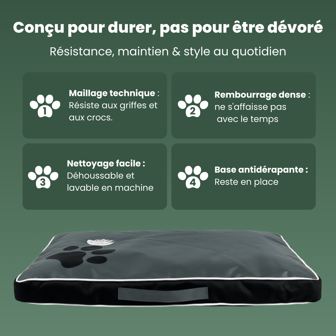 benefices coussin indestructible impermeable oxford chien
