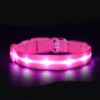 collier lumineux pour chien chargement usb rose collier lumineux pour chien chargement usb rose
