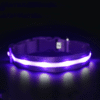 collier lumineux pour chien chargement usb violet collier lumineux pour chien chargement usb violet