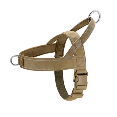 harnais ergonomique basset hound marron