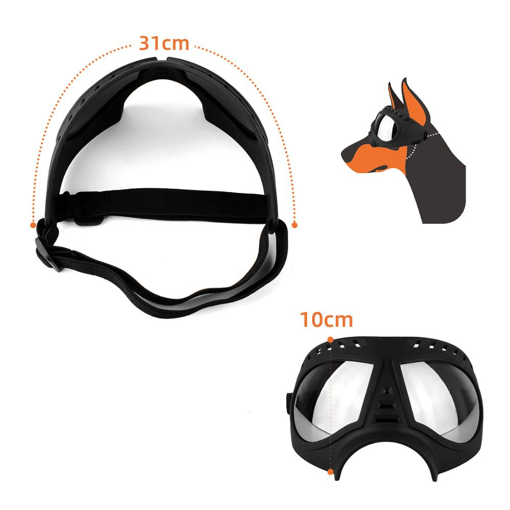 Masque lunette pour chien