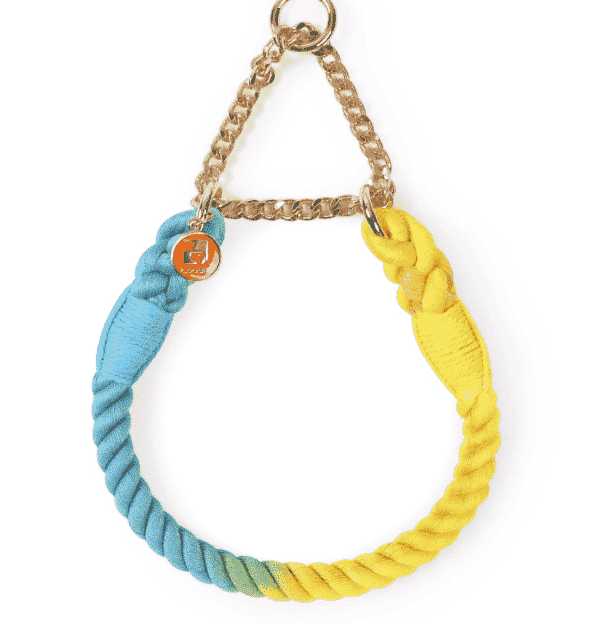 Collier-tresse-chainette-bleu-chow-chow