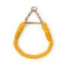 Collier tresse chainette orange carlin Collier tresse chainette orange carlin
