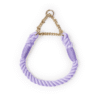 Collier tresse chainette violet husky siberien Collier tresse chainette violet husky siberien
