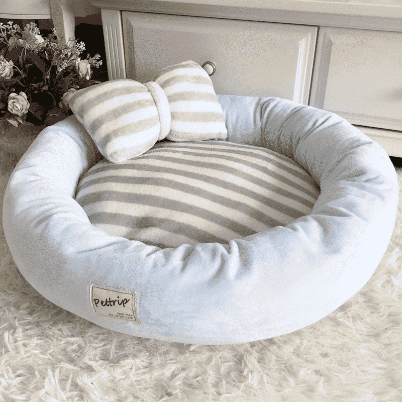 Coussin rond pour whippet