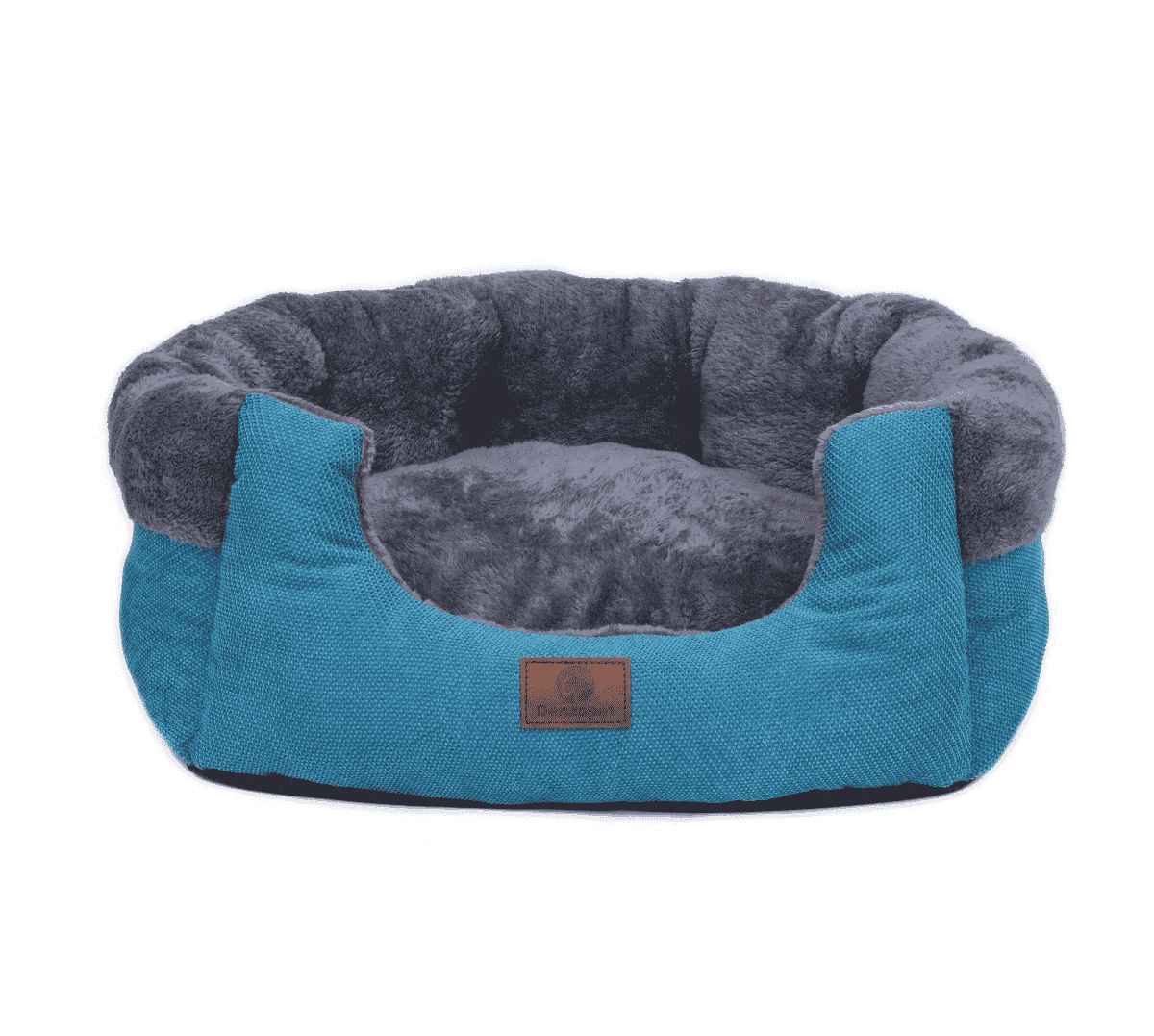 Panier-confortable-bleu-bull-terrier