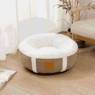Panier confortable rond pour beagle Panier confortable rond pour beagle
