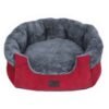 Panier confortable rouge border collie Panier confortable rouge border collie