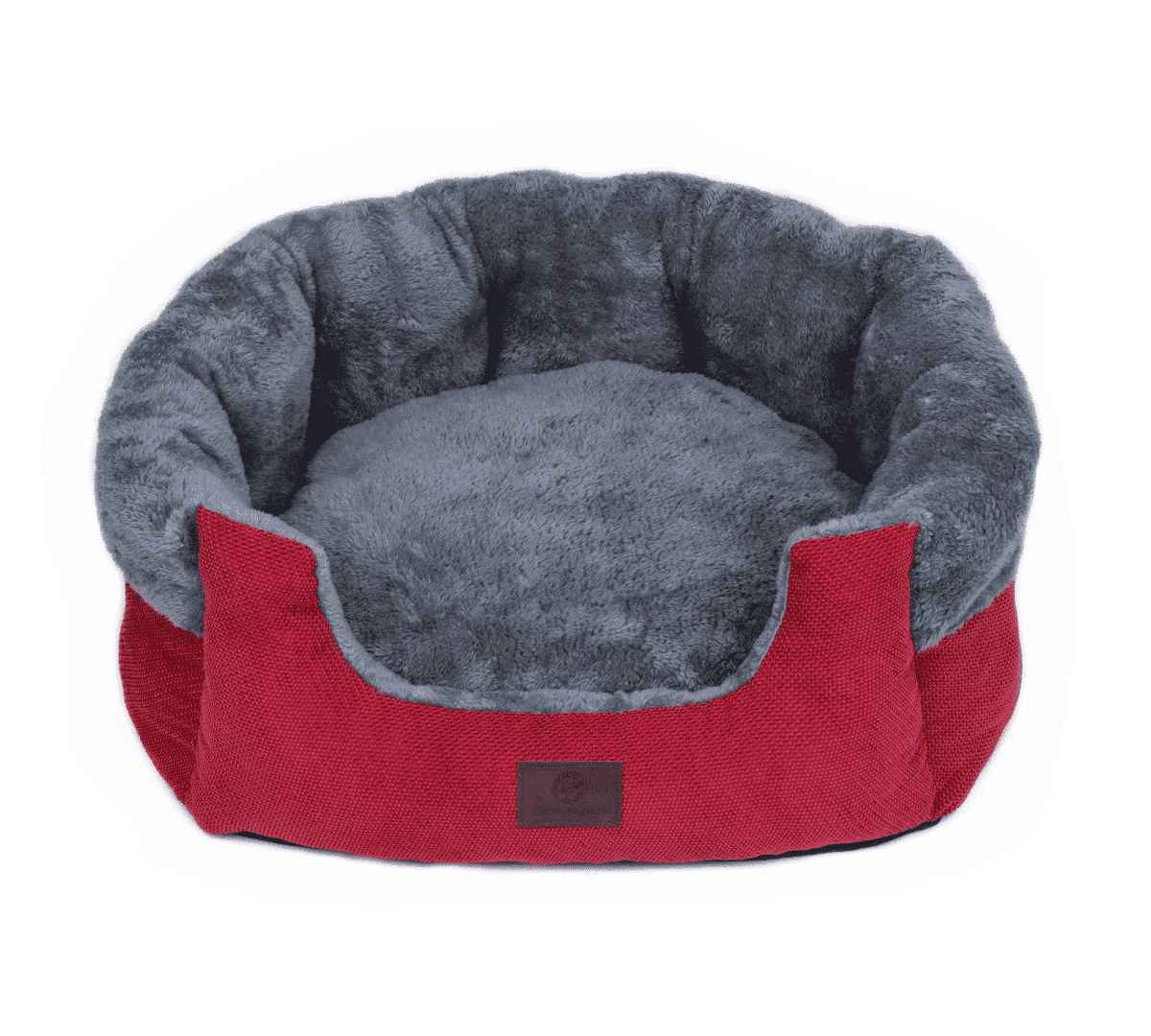 Panier-confortable-rouge-bulldog-anglais