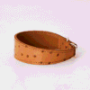 collier whippet cuir marron collier whippet cuir marron
