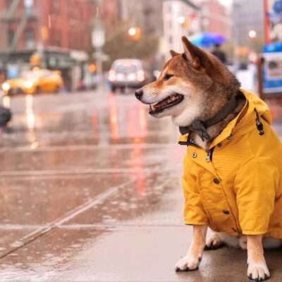 Manteau pour Akita Inu imperméable Manteau pour Akita Inu imperméable