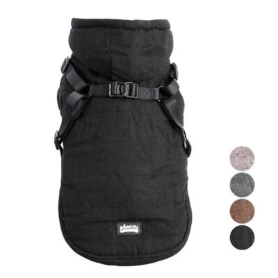 Manteau chaud avec harnais integré pour chihuahua Manteau chaud avec harnais integré pour chihuahua