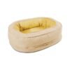 Panier memoire forme chien beige Panier memoire forme chien beige