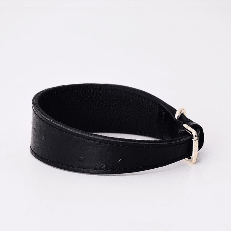 collier confortable whippet noir