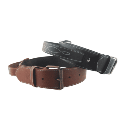 collier cuir gros chien poignee