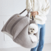 panier chien voiture confortable beige sac panier chien voiture confortable beige sac