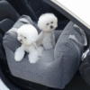 panier chien voiture confortable gris deux chiens panier chien voiture confortable gris deux chiens