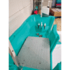 interieur baignoire grand chien pieds polyethylene turquoise 130x50 1 interieur baignoire grand chien pieds polyethylene turquoise 130x50 1