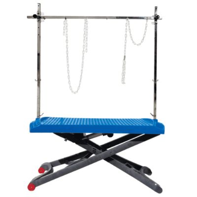 Table de toilettage élévatrice rectangulaire bleu - Electrique - 130x60 cm Table de toilettage élévatrice rectangulaire bleu - Electrique - 130x60 cm