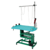 table toilettage chien plateau evolutech chassis electrique turquoise 100x60 1 table toilettage chien plateau evolutech chassis electrique turquoise 100x60 1