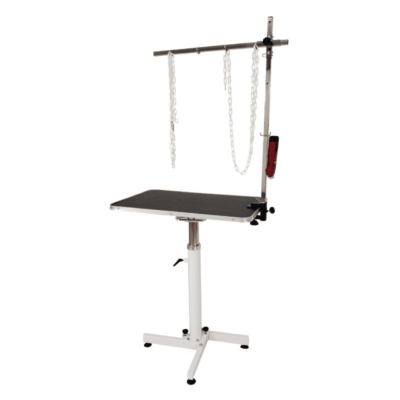 Table de toilettage pneumatique tournante rectangulaire noir - Pliable - 80x50 cm Table de toilettage pneumatique tournante rectangulaire noir - Pliable - 80x50 cm