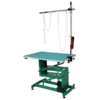 table toilettage vert chassis electrique 90x60 1 table toilettage vert chassis electrique 90x60 1