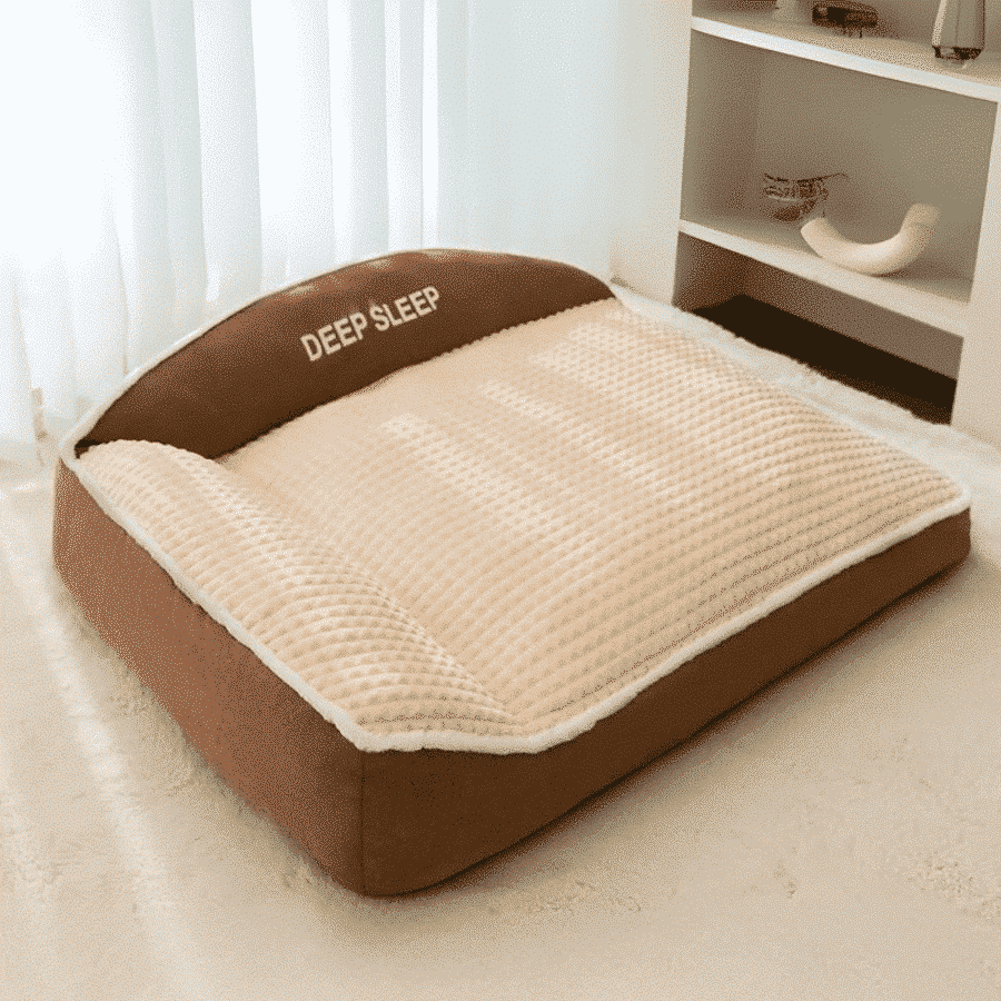 Panier déhoussable et confortable pour grand chien