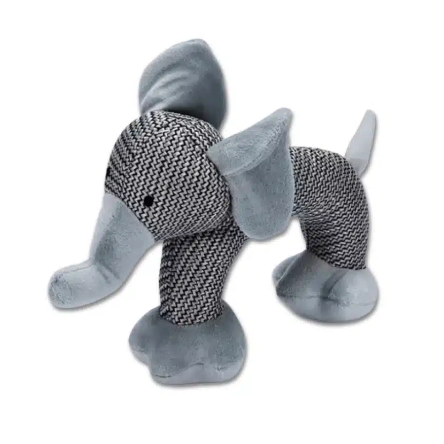 Peluche qui couine pour chien - Éléphant