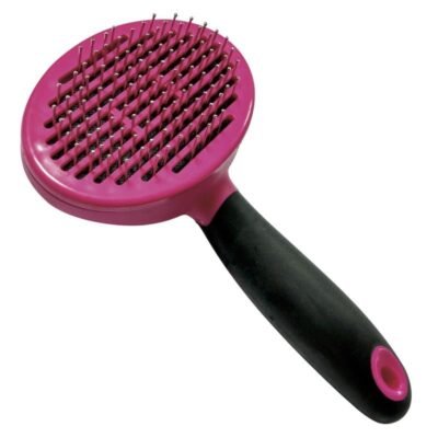 Brosse auto-nettoyante spécial démêlage pour chien Brosse auto-nettoyante spécial démêlage pour chien