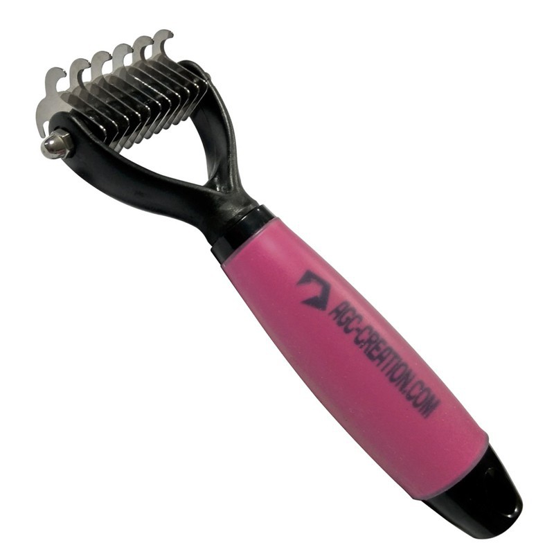 Brosse démêlante pour chien à poils long