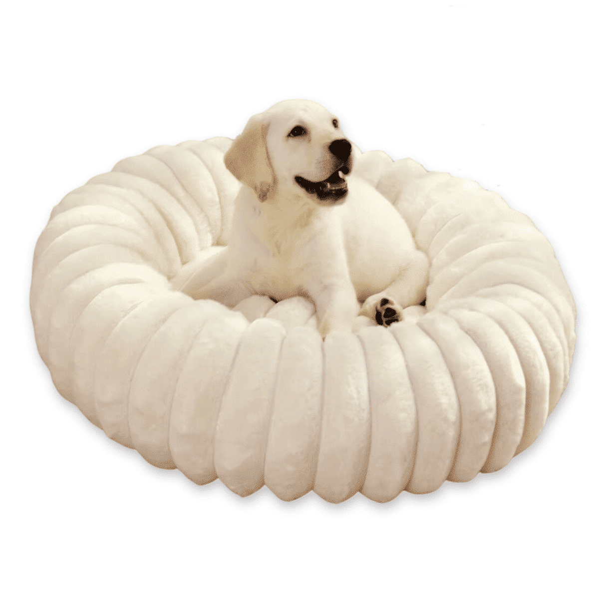 Coussin rond anti stress pour chien