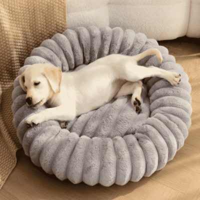 Coussin rond anti stress pour chien Coussin rond anti stress pour chien