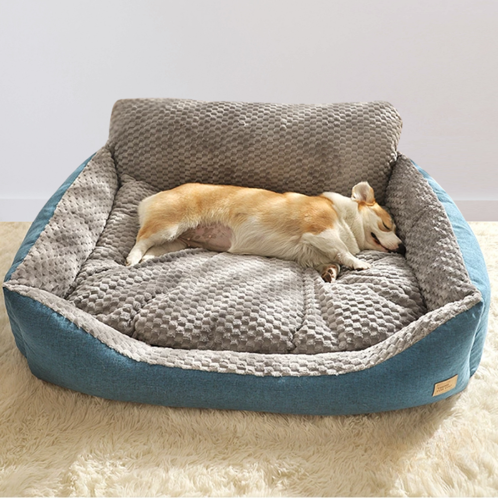 Panier pour chien moelleux déhoussable