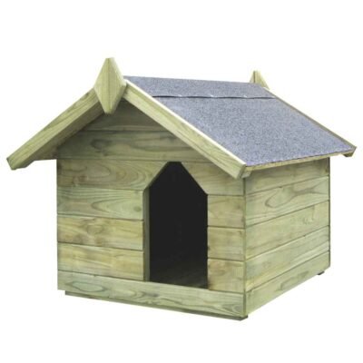 Niche de jardin avec toit ouvrant - Bois de pin - 75 x 80 x 65 cm Niche de jardin avec toit ouvrant - Bois de pin - 75 x 80 x 65 cm