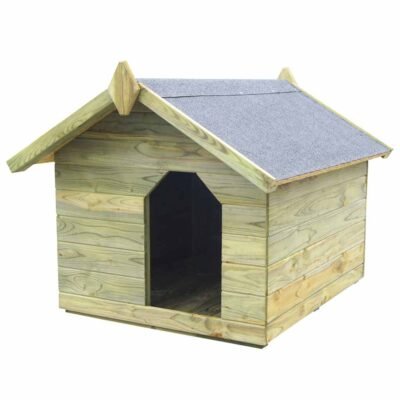 Niche de jardin avec toit ouvrant en bois de pin imprégné - 90 x 105 x 80 cm Niche de jardin avec toit ouvrant en bois de pin imprégné - 90 x 105 x 80 cm