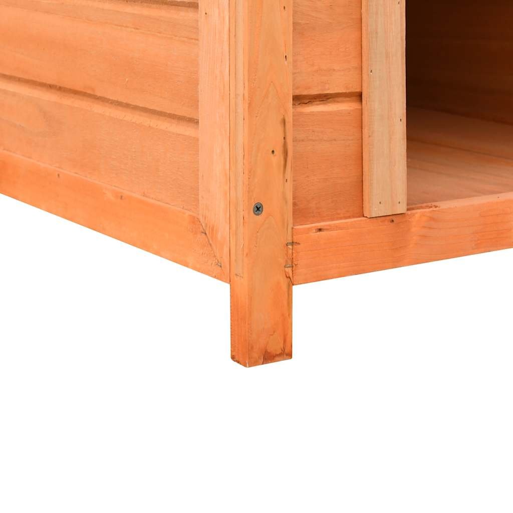 Niche pour chiens Bois de pin et de sapin massif - 72 x 85 x 82 cm Niche pour chiens Bois de pin et de sapin massif - 72 x 85 x 82 cm