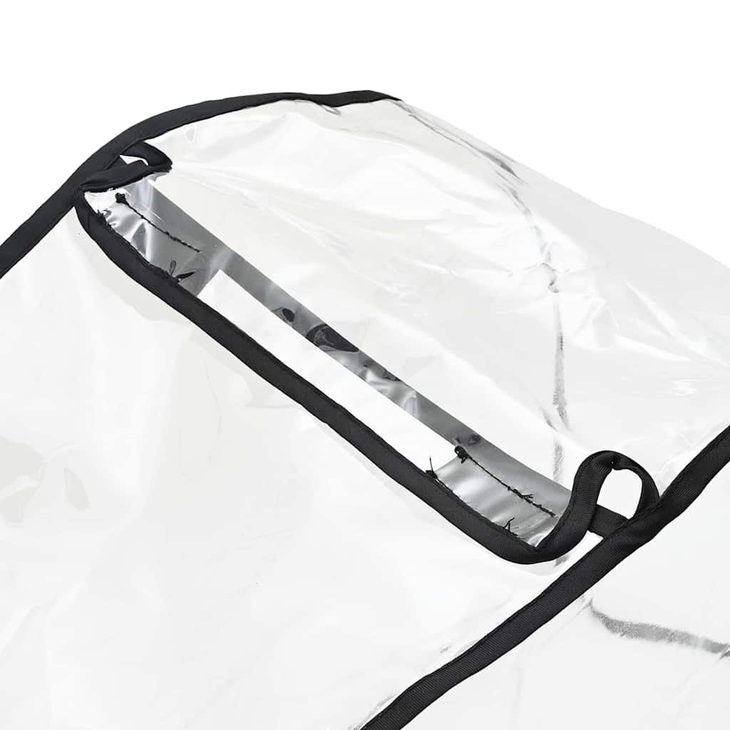 Housse de protection transparente pour poussette chien Housse de protection transparente pour poussette chien