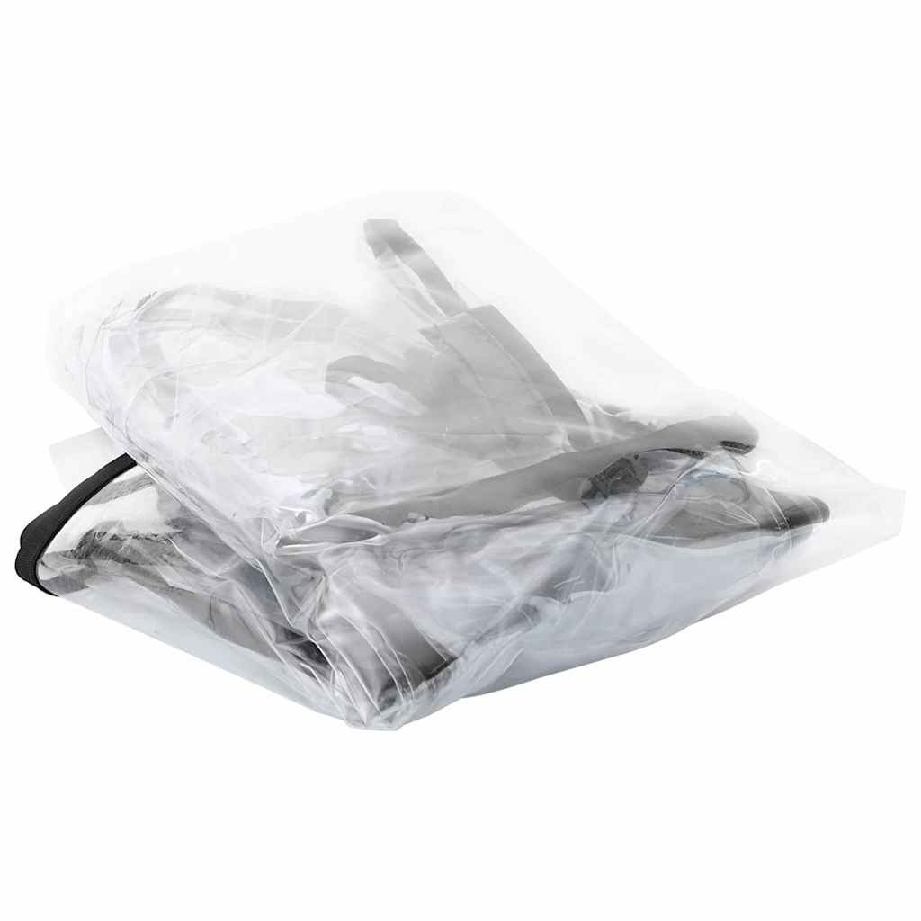 Housse de protection transparente pour poussette chien Housse de protection transparente pour poussette chien
